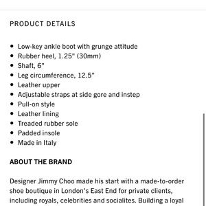 Jimmy choo youth biker boots